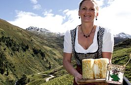 Traditioneller Graukäse aus Weerberg